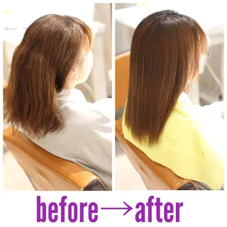 セミロング 縮毛矯正＆髪質改善特化型サロン所属・髪質改善＆縮毛矯正 三上大地のヘアスタイル