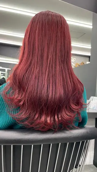 ロング カラー 森田 夏美のヘアスタイル