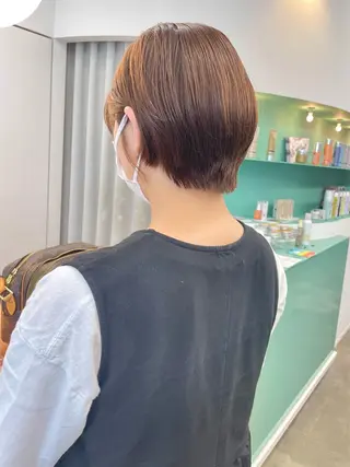 ショート カラー pole所属・【pole】 minaのヘアスタイル