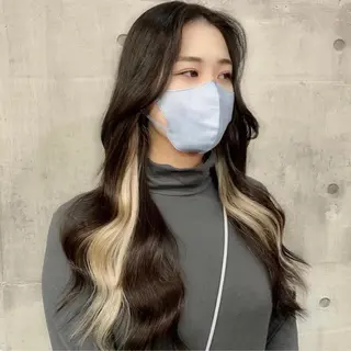 ロング カラー MIRAC所属・Ryoichi⛓️ 韓国ヘア/ハイトーンのヘアスタイル