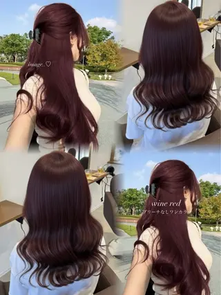 セミロング 🎀暖色/艶髪カラー 🎀YUMEのヘアスタイル