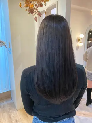 セミロング 髪質改善/縮毛矯正 🌻momokaのヘアスタイル