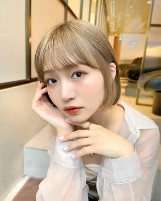 ショート カラー パーマ ヘアアレンジ レイヤーカット/ボブ /縮毛矯正✨大輝のヘアスタイル