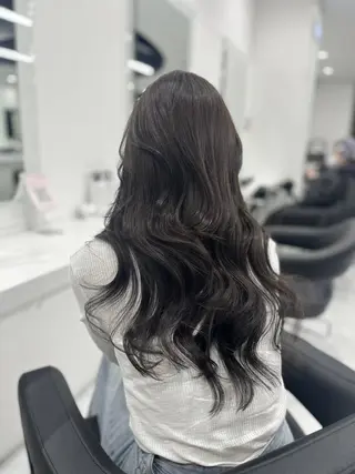 カラー ロング 韓国アイドル🤍ブリ ーチカラー🤍わかなのヘアスタイル