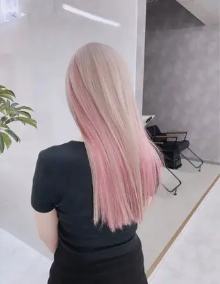 ロング カラー ヘアアレンジ メンズ SALOWIN所属・ハイトーン美容師 MASATOのヘアスタイル