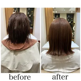 ミディアム パーマ 門崎未依/レイヤー/ メンズカット🪿🌼のヘアスタイル