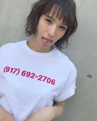 ショート HOODS hair salon所属・透明感カラー🌿ボブ ✨飛田　ケイのヘアスタイル