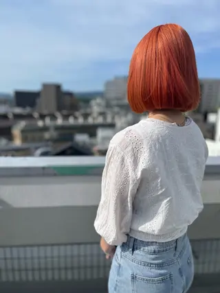 ショート tidehair所属・tidehair こうき Wカラーのヘアスタイル