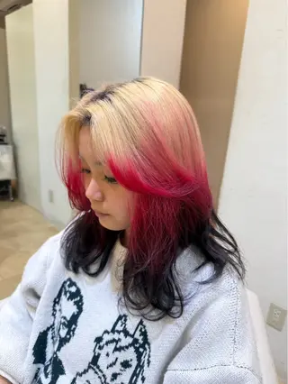 カラー niina /艶髪指名NO.1のヘアスタイル