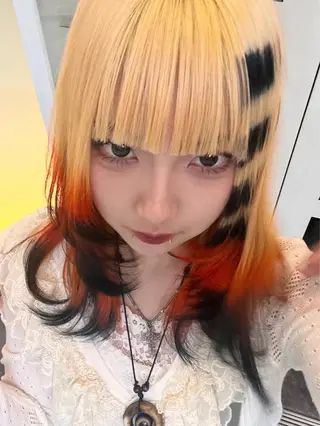 ロング カラー Selenehair 三条本店のヘアスタイル