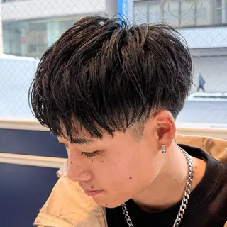 ショート メンズ 吉田 新平のヘアスタイル