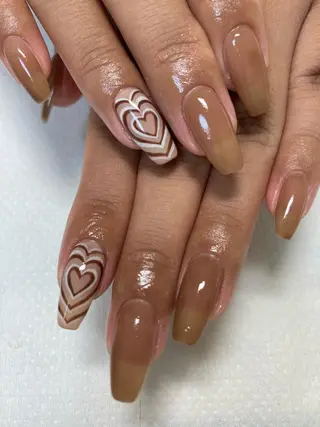 ネイル rukianail 新里のネイルデザイン