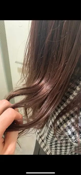 ロング カラー 縮毛矯正×髪質改善 小笠原大樹のヘアスタイル