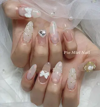 ネイル HANA 長さだしのネイルデザイン