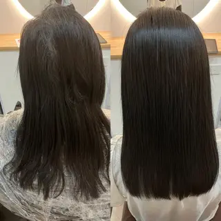 ロング カラー ヘアアレンジ キッズ 横浜関内髪質改善 re:Magoのヘアスタイル