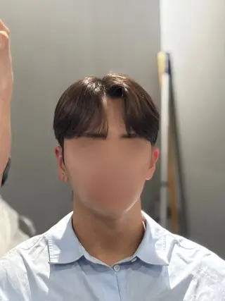 ショート パーマ メンズ 韓国メンズヘア/ ダウンパーマ/歩夢のヘアスタイル