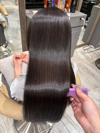 ロング 透明感カラー/艶髪 髪質改善/ayariのヘアスタイル