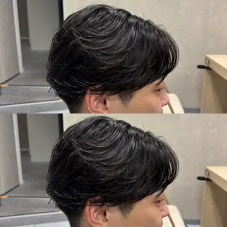 ショート パーマ メンズ メンズ特化韓国風 パーマスタイル/りんのヘアスタイル