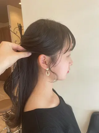 セミロング ヘアアレンジ SHANTi 飯塚 ヘアセット/髪質改善のヘアスタイル