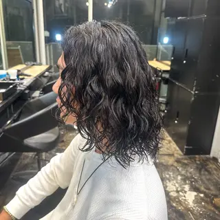 ロング メンズ ツイスパ/メンズ パーマ/歩夢のヘアスタイル