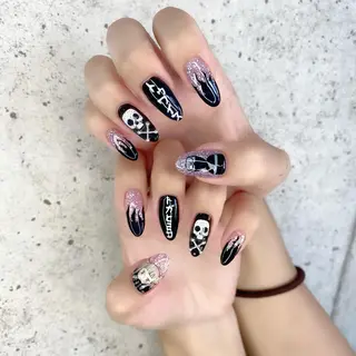 ロング カラー パーマ ヘアアレンジ メンズ キッズ ネイル マツエク・マツパ Salon Ｋのネイルデザイン