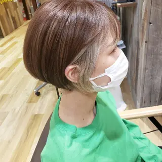 ショート カラー 美容室Grande by  saku所属・槌本 健成のヘアスタイル