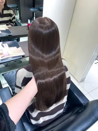 ロング カラー レイヤー×艶髪🤎. 𝜗𝜚hitomiのヘアスタイル