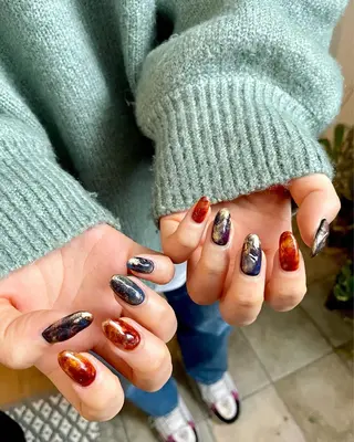 ネイル 甲府市徳行 🧸prunelleのネイルデザイン