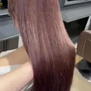 カラー ロング 好印象メンズ特化/就 活/縮毛髪質改善のヘアスタイル