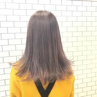 セミロング GENDER hair &eyeのヘアスタイル