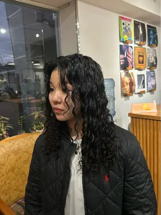 パーマ AOI✖️ BY MY SIDEのヘアスタイル