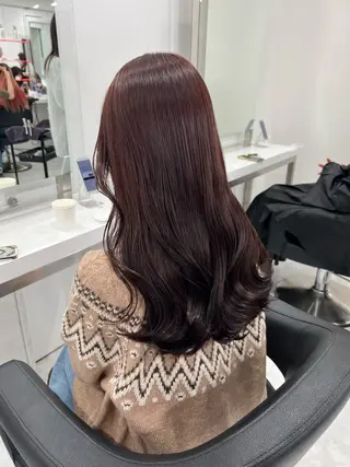 ロング カラー 透明感カラー🫧 レイヤーカットのヘアスタイル