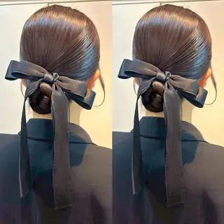 ロング ヘアアレンジ ヘアメ🎀エクステ 🪽横浜/しほ🧸のヘアスタイル