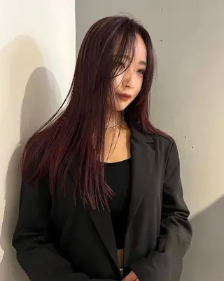 カラー morita yunaのヘアスタイル