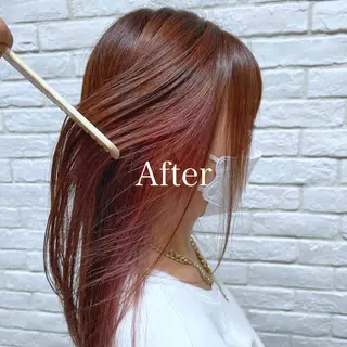 セミロング カラー レディースヘア💫 加藤たいが🐯のヘアスタイル