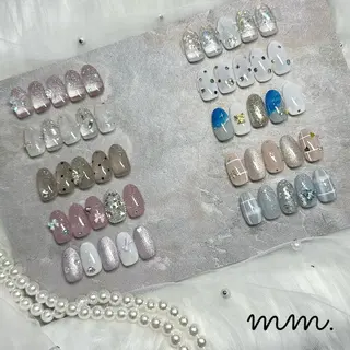 ネイル 🩷🩵mm.大宮 Riyo🧸🩵🩷のネイルデザイン