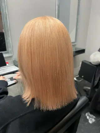 カラー 髪質改善&ハイトーンカラー BALE所属・Hikaru Memelu 中津店のマツエク・マツパデザイン