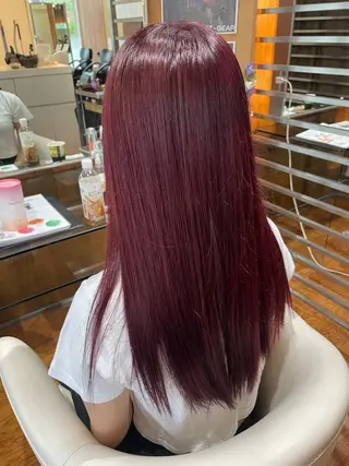 ロング カラー Canon/ インナーカラー/四条のヘアスタイル