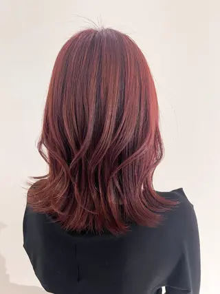 ミディアム カラー ヘアアレンジ 今井 由佳のヘアスタイル