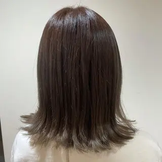 ミディアム カラー 透明感カラー/ 韓国風🌿RIKOのヘアスタイル