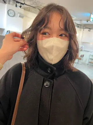 ミディアム パーマ ボブ指名No.1/ ボブパーマ/ユキのヘアスタイル