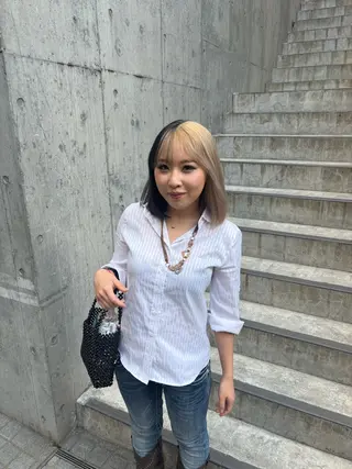 カラー ギャル/ハイトーン 特化/ルイヤのヘアスタイル