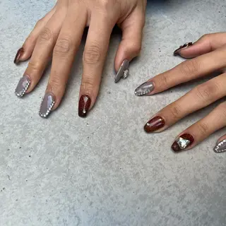 ネイル 🤎Two ERI🤎のネイルデザイン