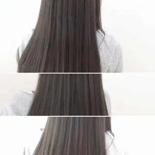 ロング ブリーチなしダブル/ レイヤーカット 小棹のヘアスタイル