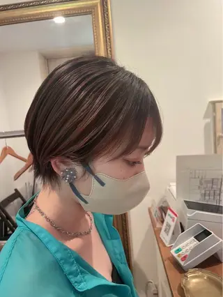 ショート カラー パーマ スタイリスト兼 アイリストyuikaのマツエク・マツパデザイン