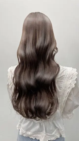 ロング 当日予約◎/艶カラー /縮毛矯正/雨森大晃のヘアスタイル