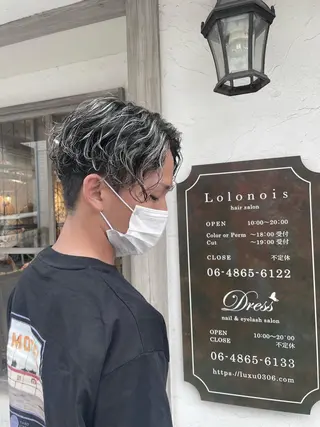 ショート カラー パーマ ヘアアレンジ メンズ キッズ 韓国♡ワンホン系 ♡YURIのヘアスタイル