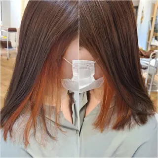 ミディアム カラー 【ネウィ天王寺 】seiyaのヘアスタイル