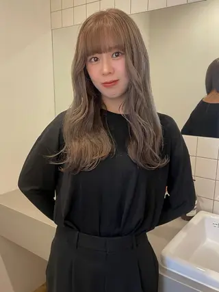 ロング ボブカットモデル/パ ーマ/harunaのヘアスタイル