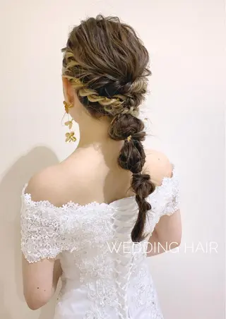 ロング ヘアアレンジ clomus所属・YUKA 🍒ツヤ髪改善のヘアスタイル